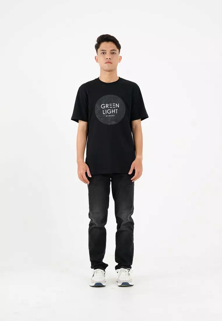 Greenlight Men's T-Shirt Short Sleeve Cotton Logo OL-C261223