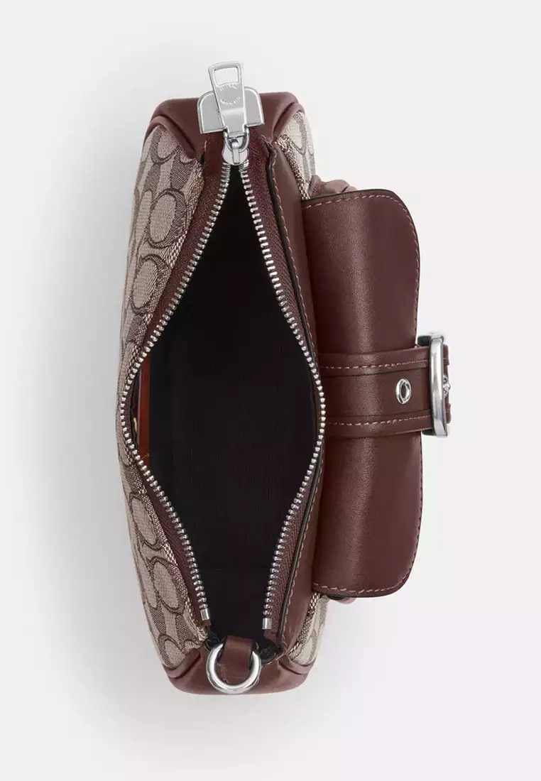 Ashton Mini Shoulder Bag In Signature Jacquard