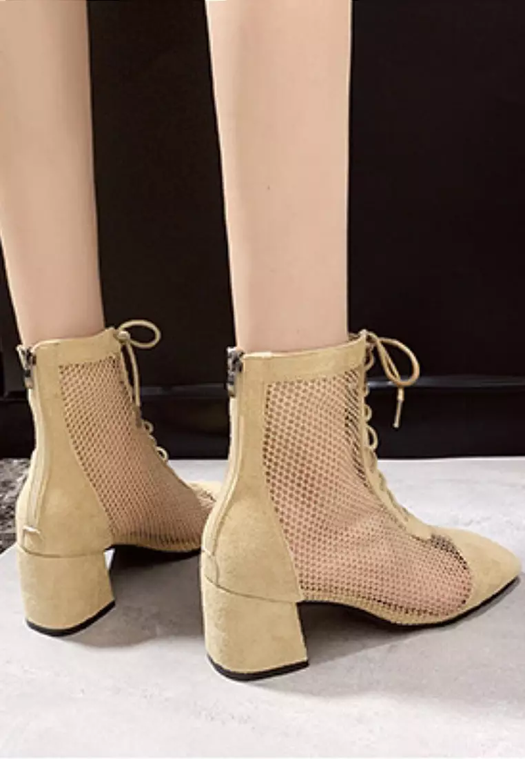 Twenty Eight Shoes Sexy Mesh Mid Boots VB386 2025 | Buy