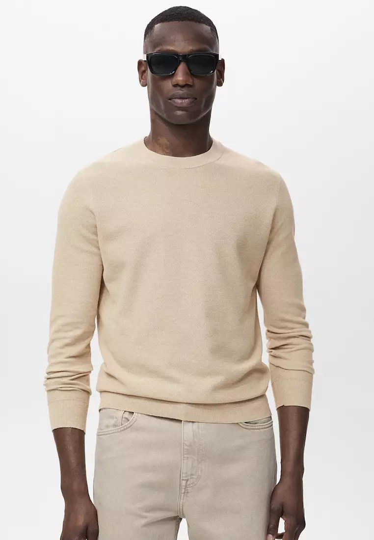 Microstructured Knitted Sweater