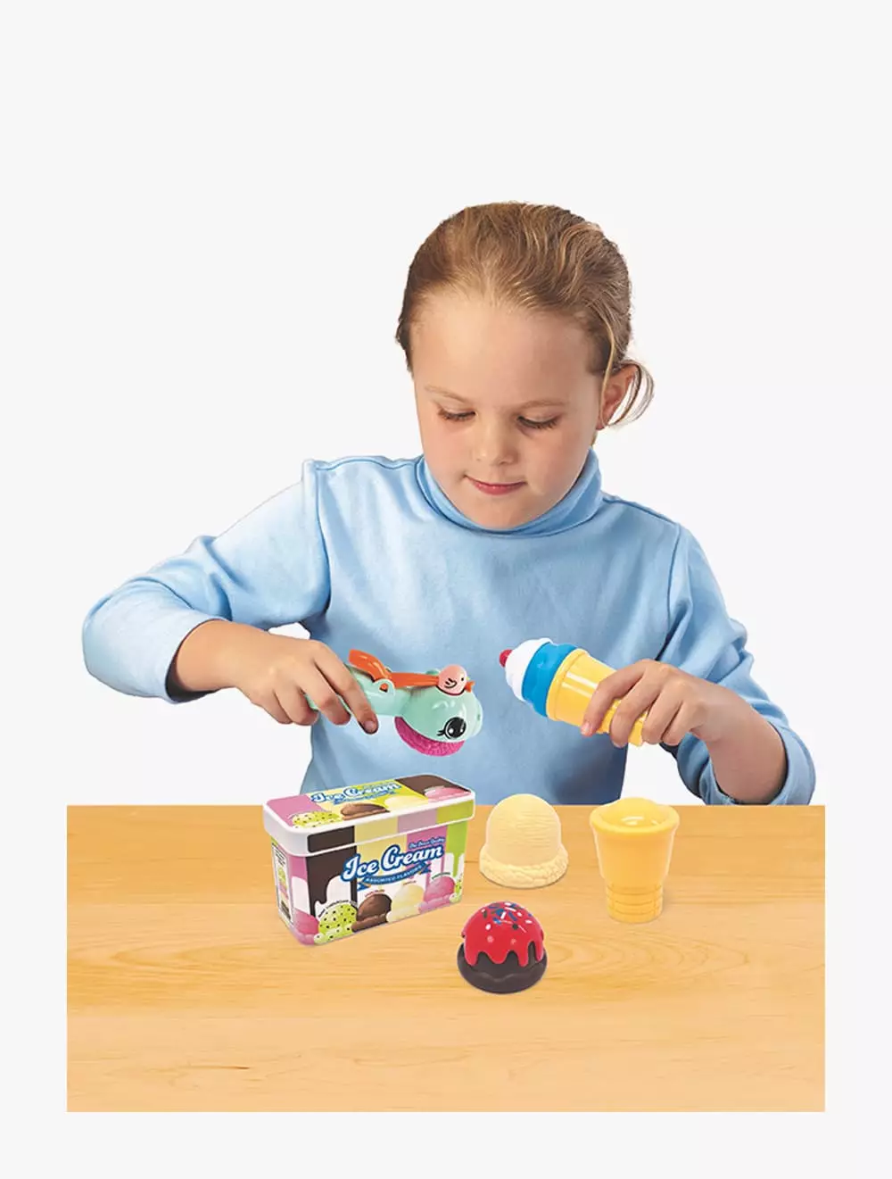 ZOO TROOP ICE CREAM CONE PLAYSET 8 PCS - ZTR59025