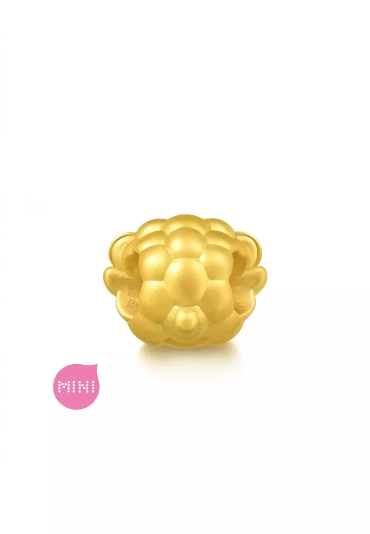 999 24K Chinese Zodiac Goat charm  for Women & Men  95966C  (Bracelet not included)