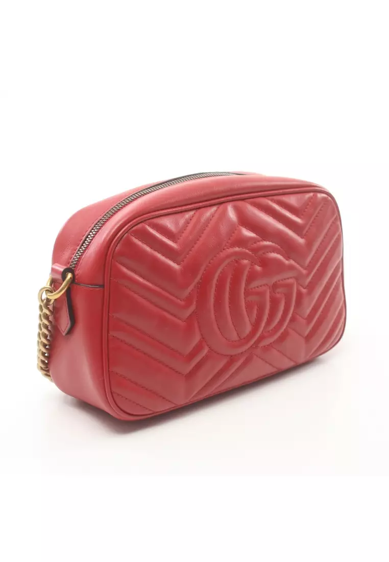 Gucci bag marmont red on sale