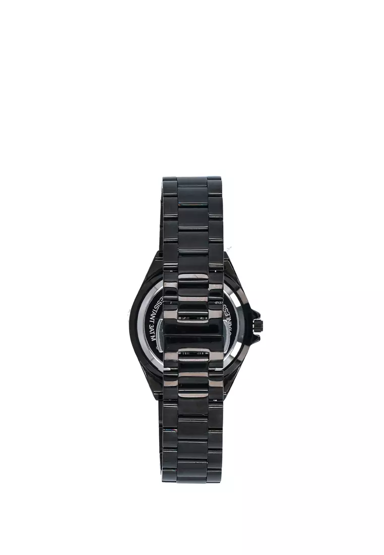 Buy Carlo Rino Black Luminara Timepiece 2026 Online | ZALORA
