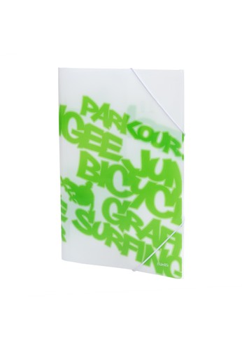 Bantex green Bantex PP Jolly Bright Elastic Folder Folio Grass Green #3432 15 BE662HL7C8B145GS_1