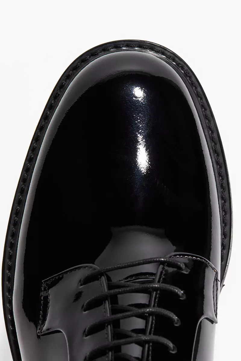 Buy H&M Leather Derby shoes 2025 Online ZALORA