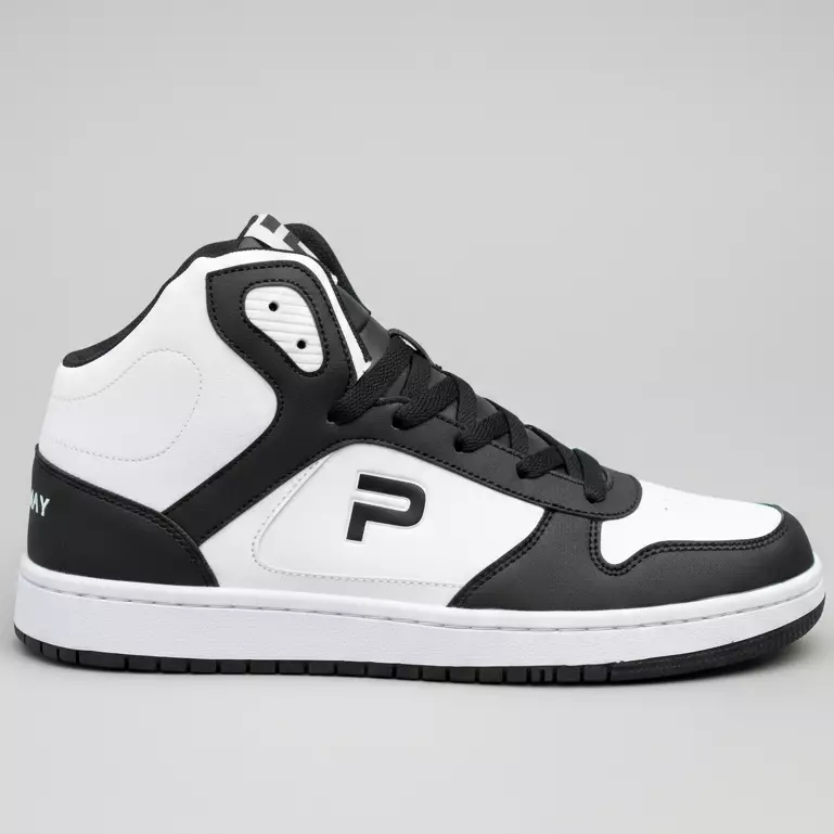 PAULMAY - Sepatu Sneakers Pria Lisbon High - White Black