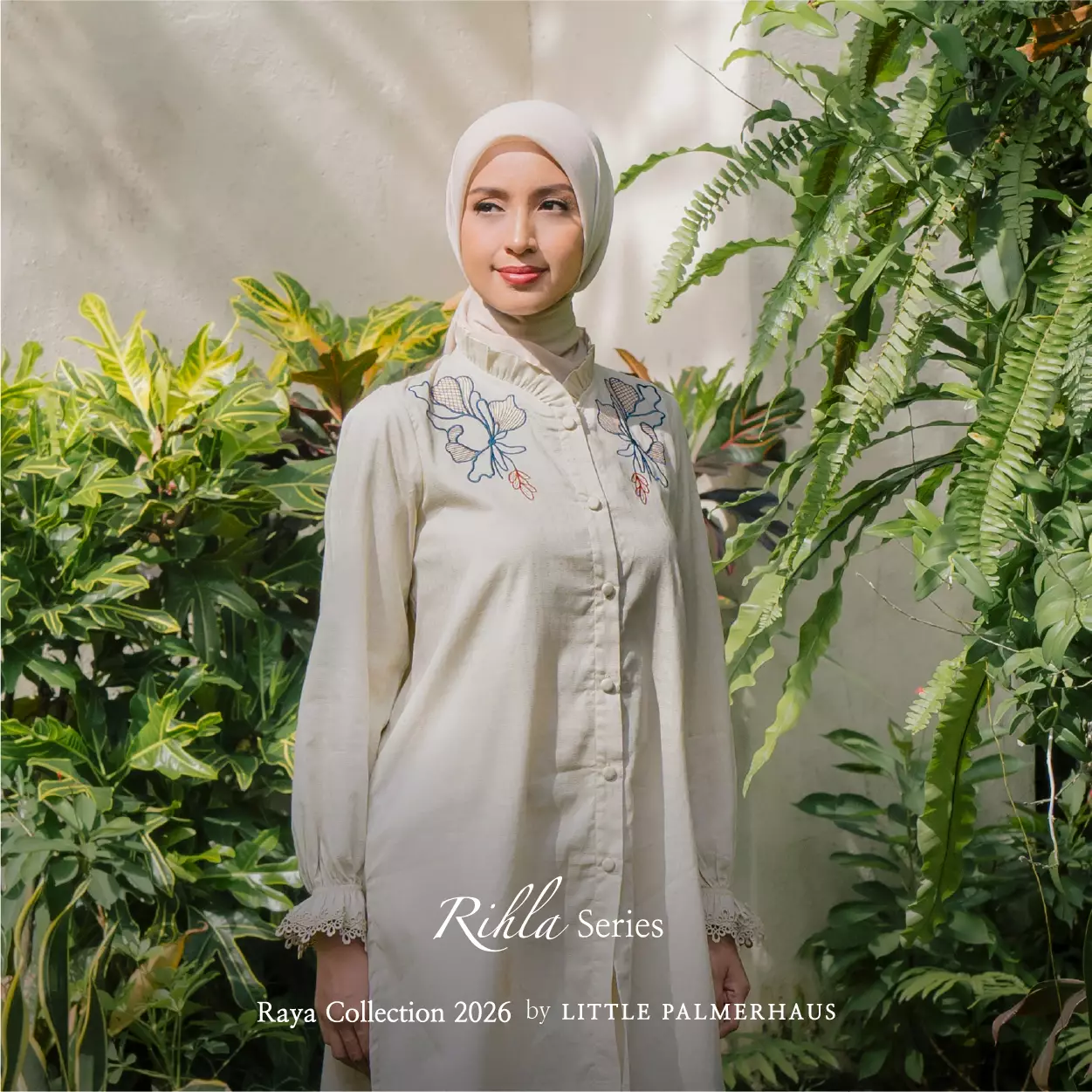 Little Palmerhaus - Baju Lebaran 2026 - Rihla Mom Tunic (Tunik Perempuan Dewasa (Busui Friendly)) Green