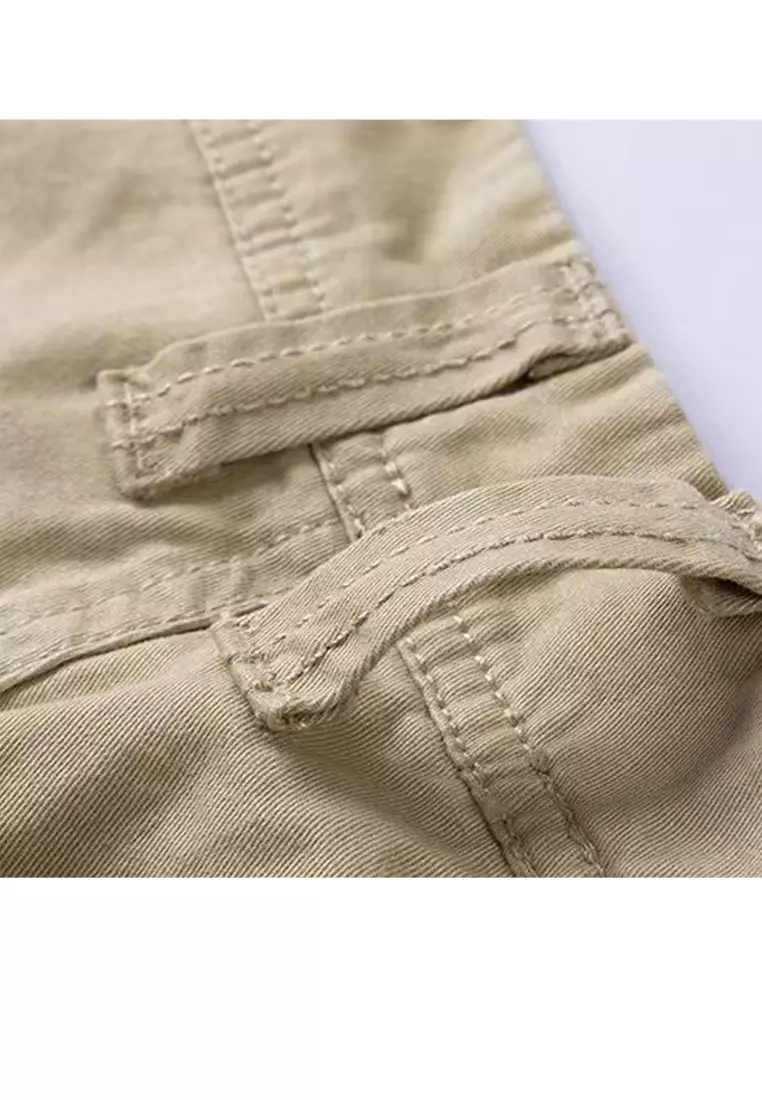 Multi Pockets Cotton Casual Shorts GJL27053