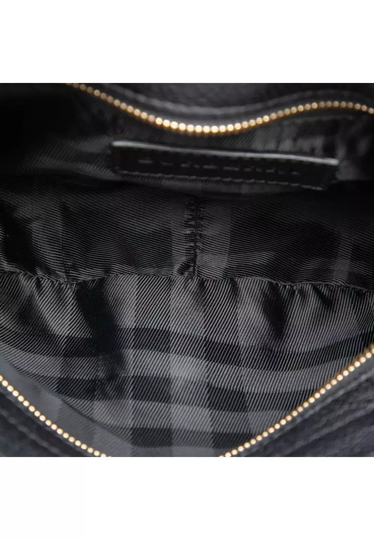 Pre-Loved Burberry Small Grained Calfskin Holyoake Crossbody