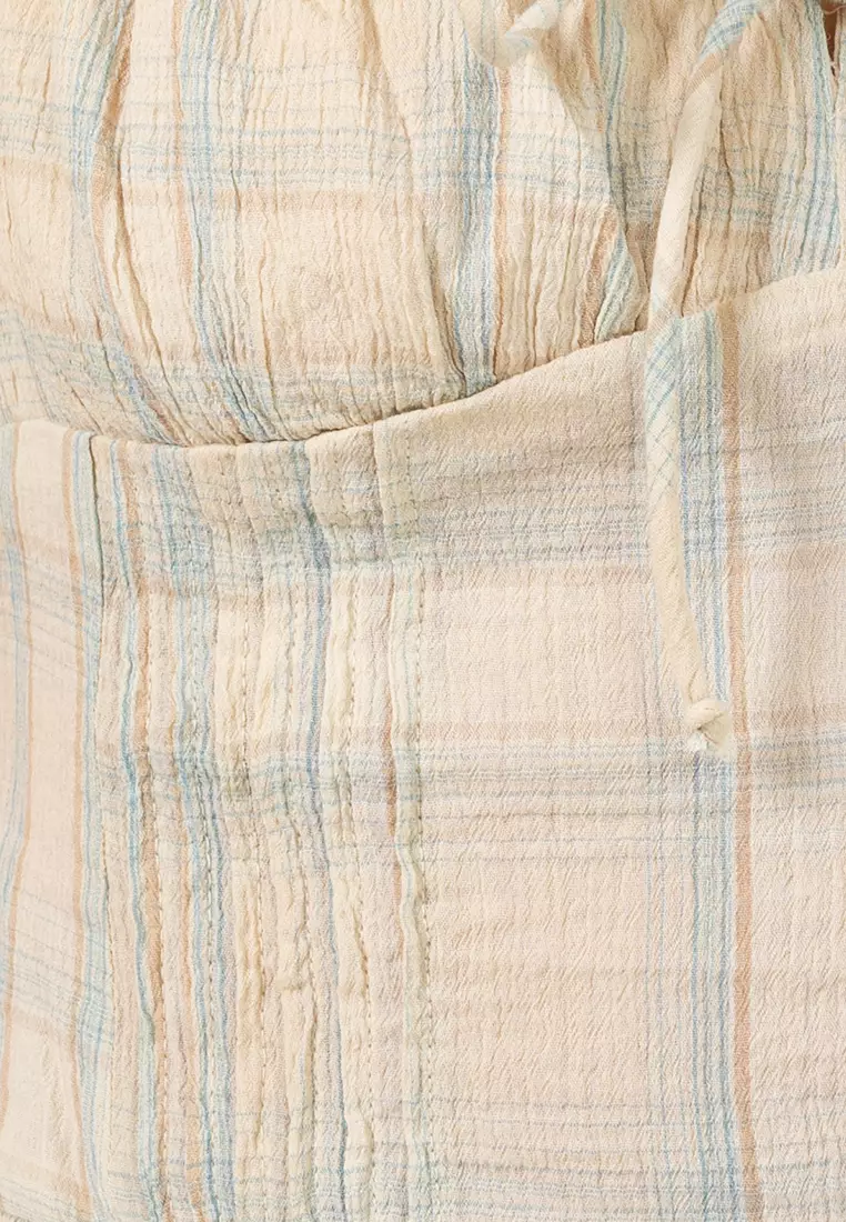 Greta Frill Sleeves Blouse