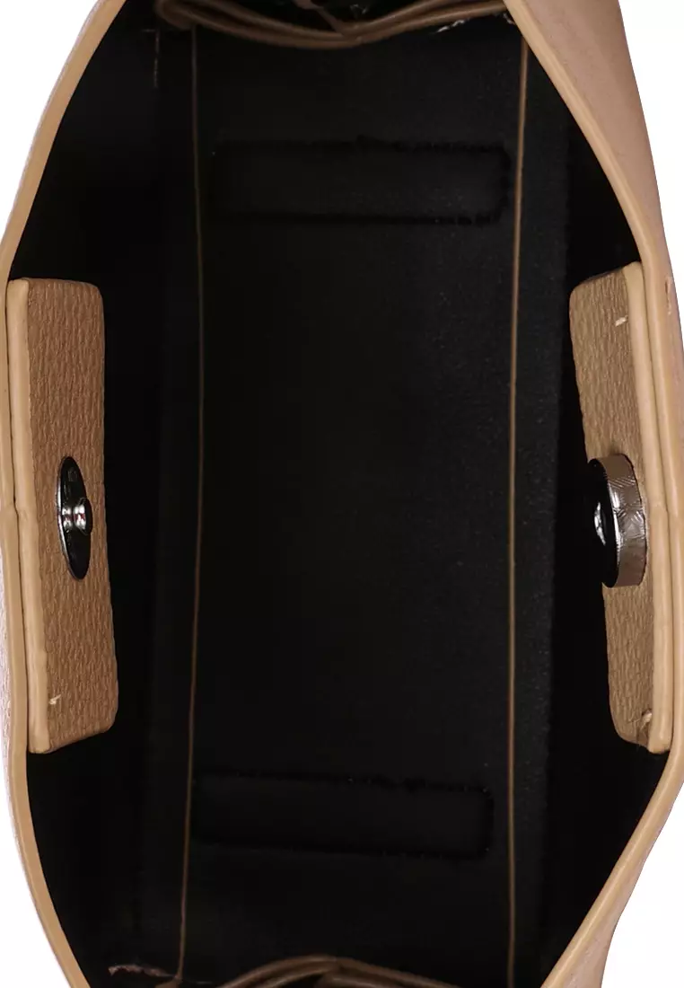 Cable Cord Strap Mini Bag In Khaki