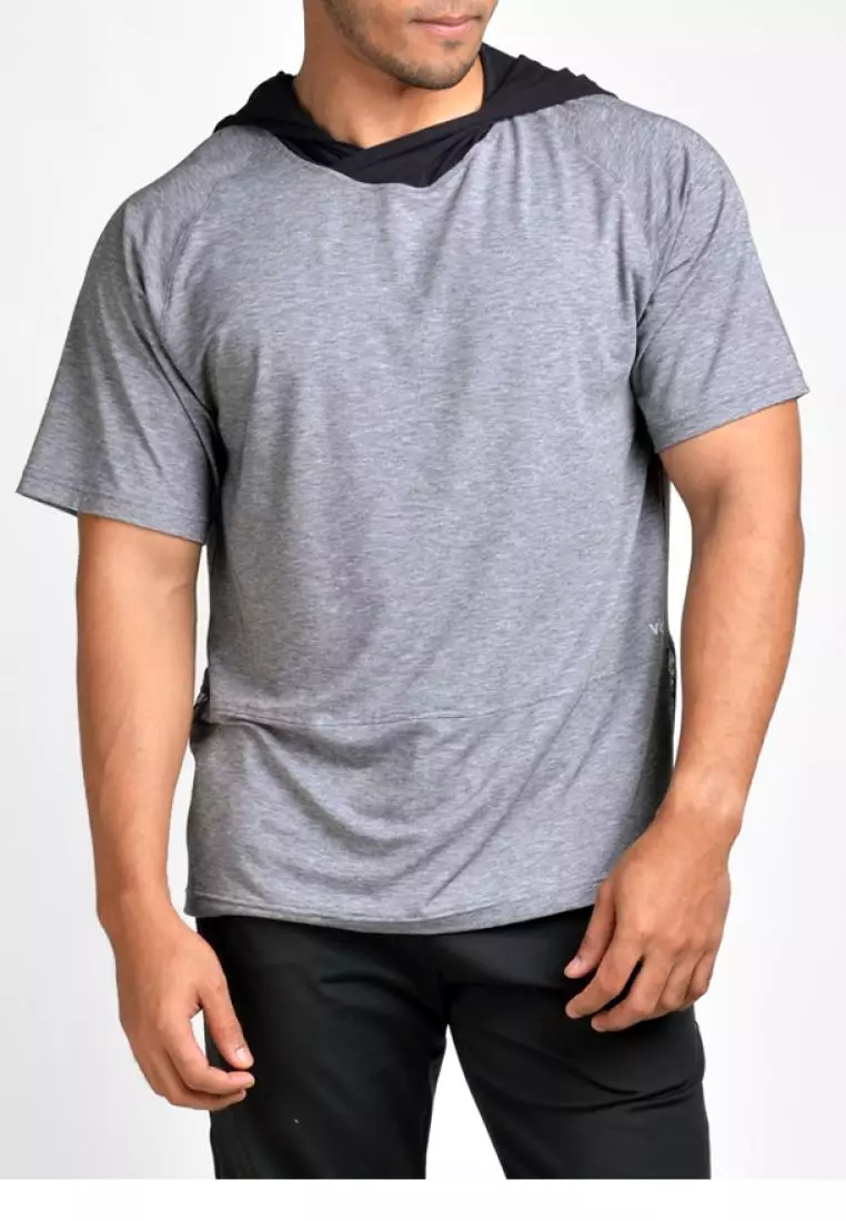 ViQ Men Short Sleeve Hoodie