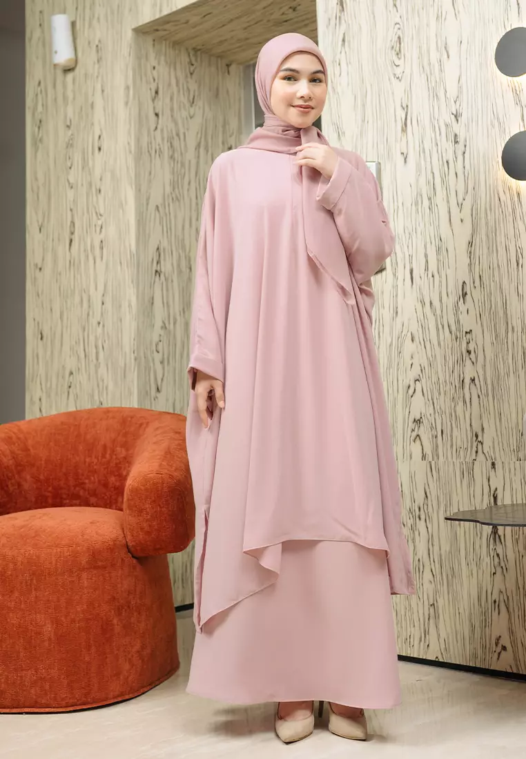 Haifa Tunik Set Dusty Pink