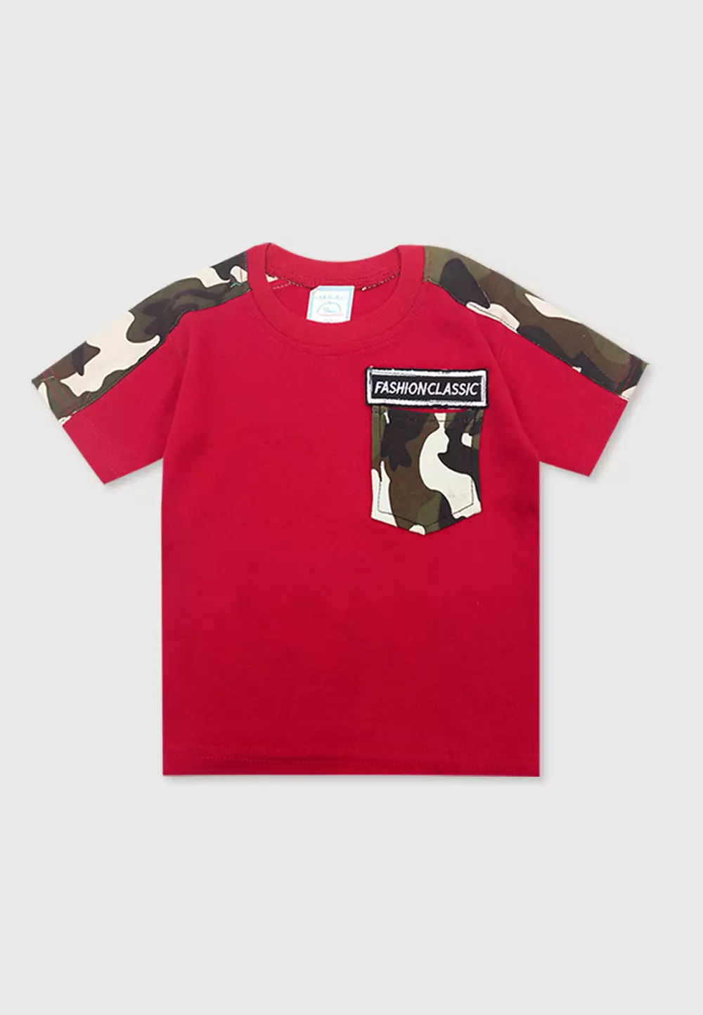 Wakakids Baju Bayi Anak Laki Laki Usi 6 Bulan Hingga 12 Bulan Setelan Celana Army Motif Fashion Classic 3036 Merah