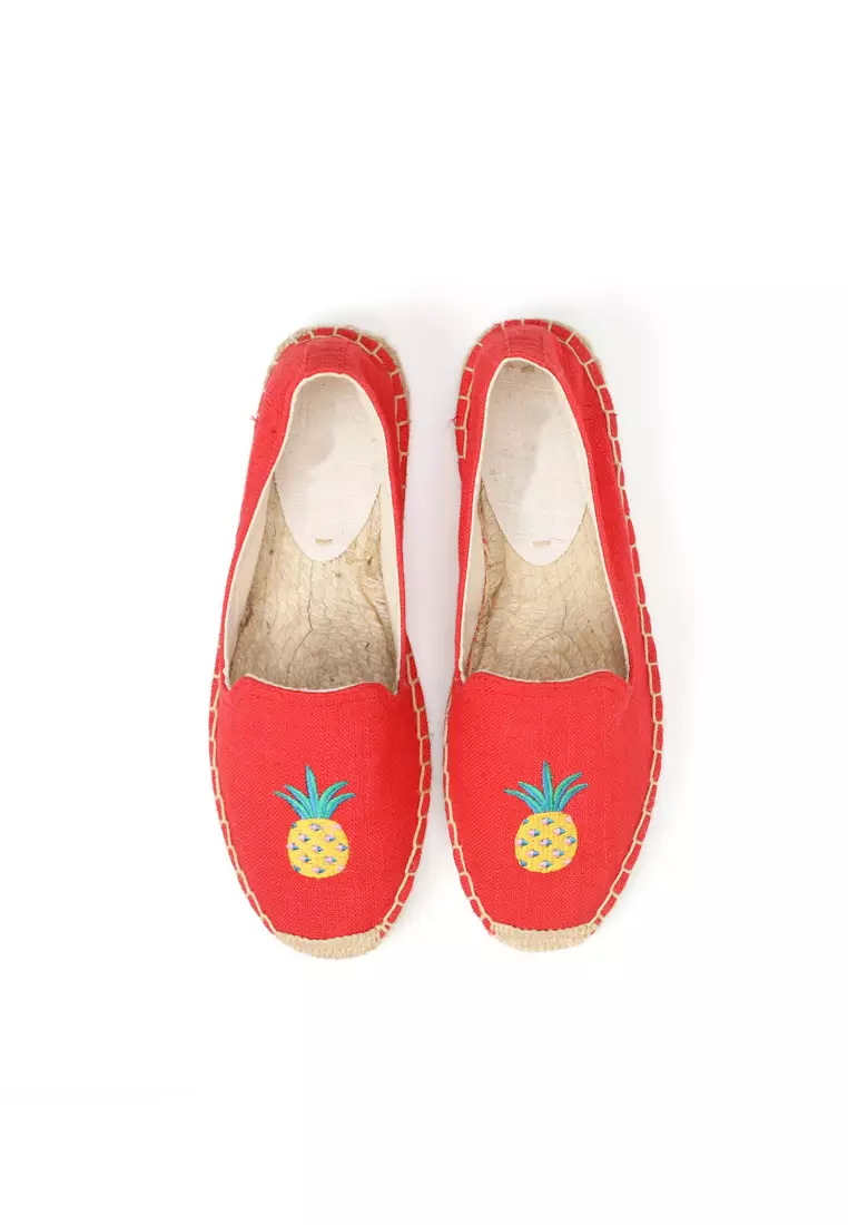 Embroidered Canvas Espadrilles HB45433