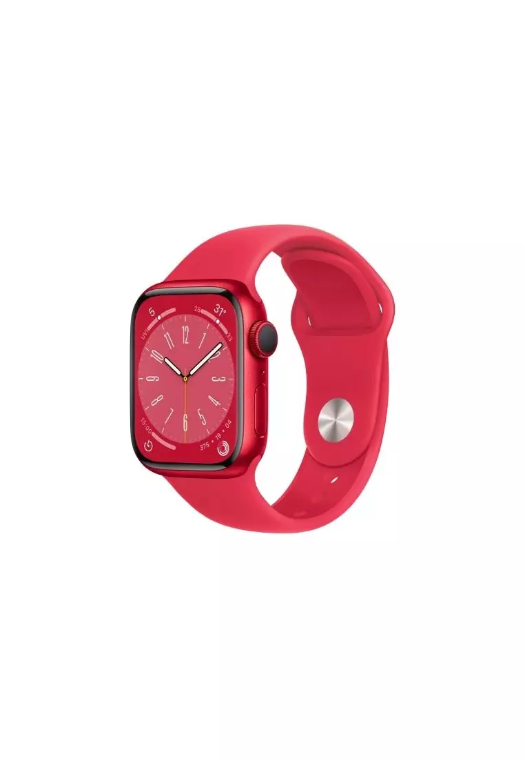 Red sport band apple watch sale