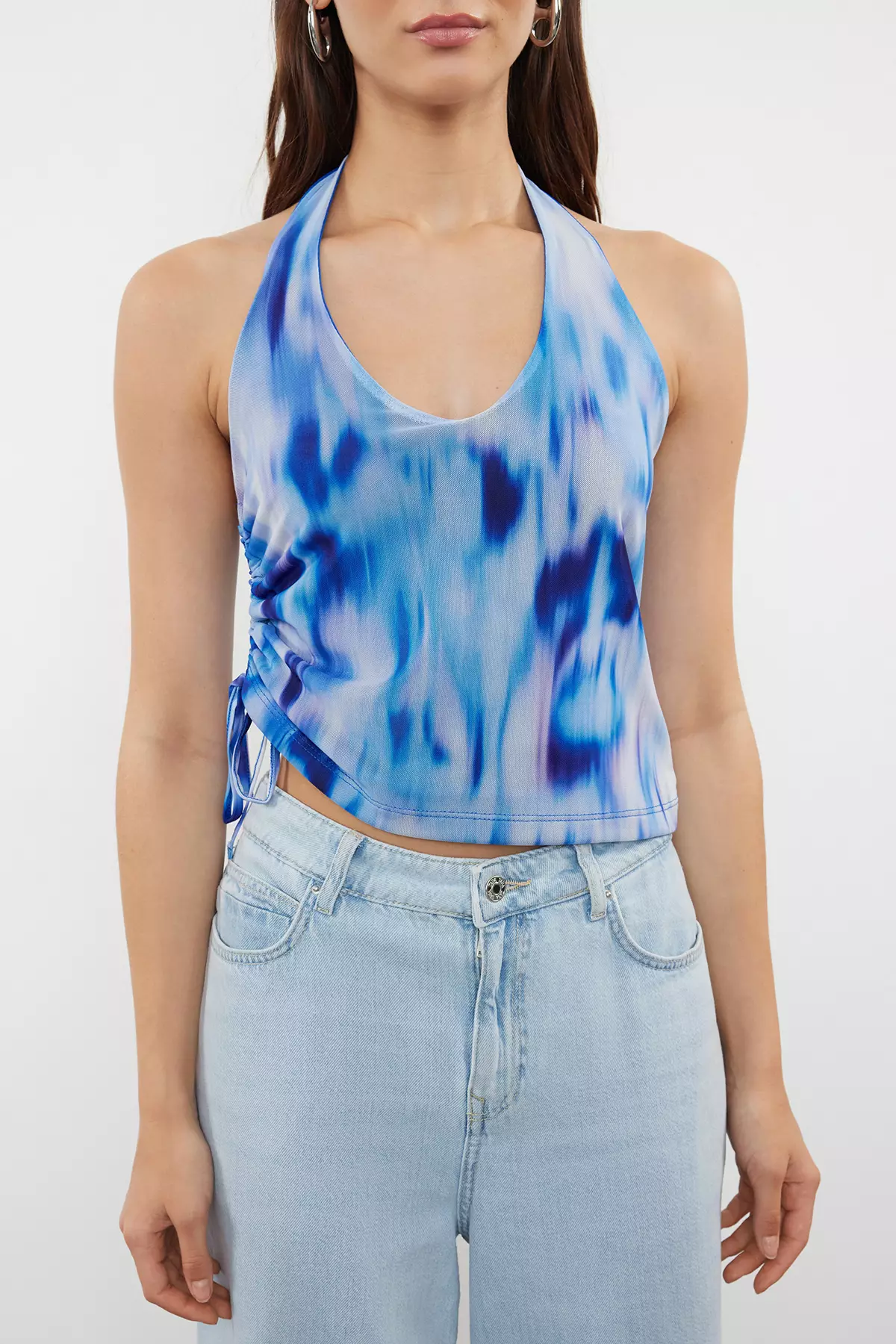 Halter Ruched Top