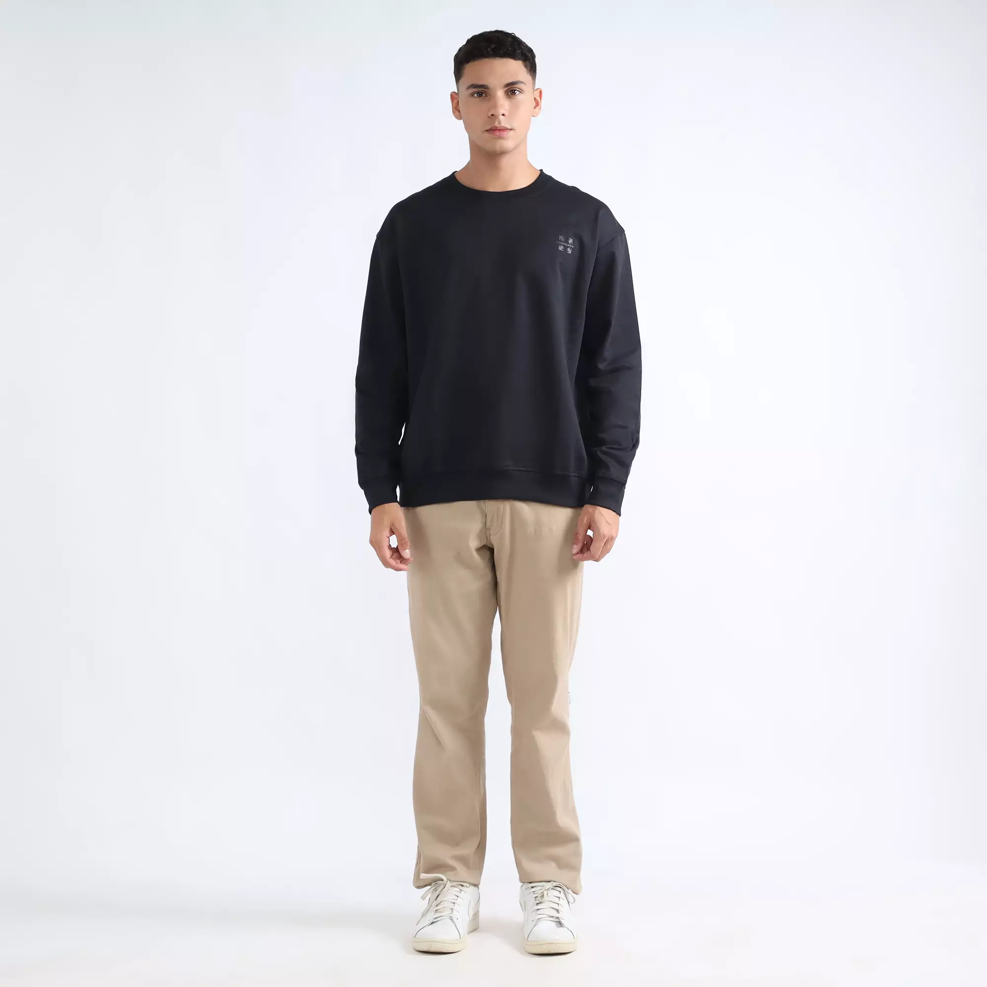 FACILITY by Larusso Work in Progress - Nixon Crewneck - Black