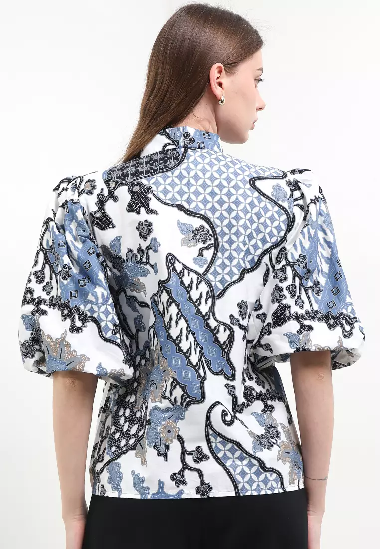 Davina Blouse Batik Katun Wanita