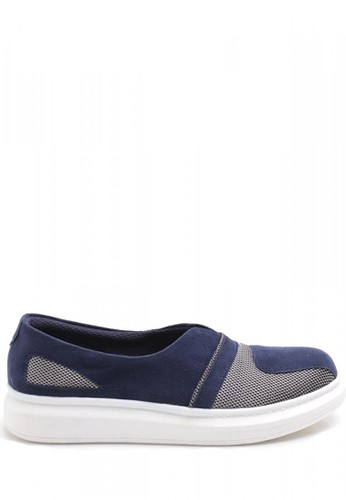 Dr. Kevin Women Flat Shoes Slip On 43168 - Navy