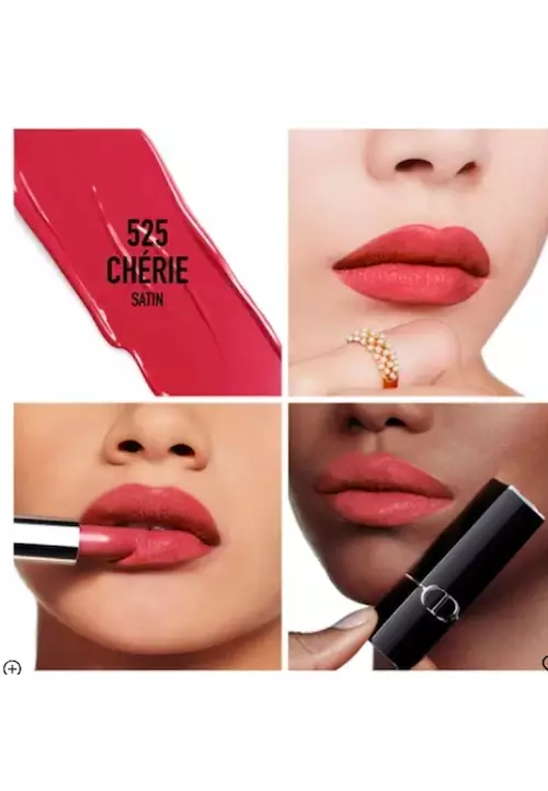 Dior Rogue Satin 525 Chérie Satin Finish