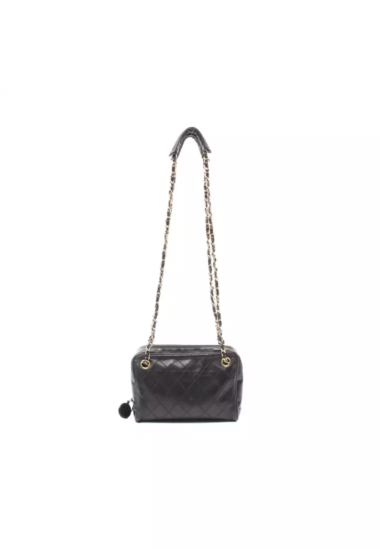 Buy Chanel Pre loved CHANEL Bicolore chain shoulder bag lambskin