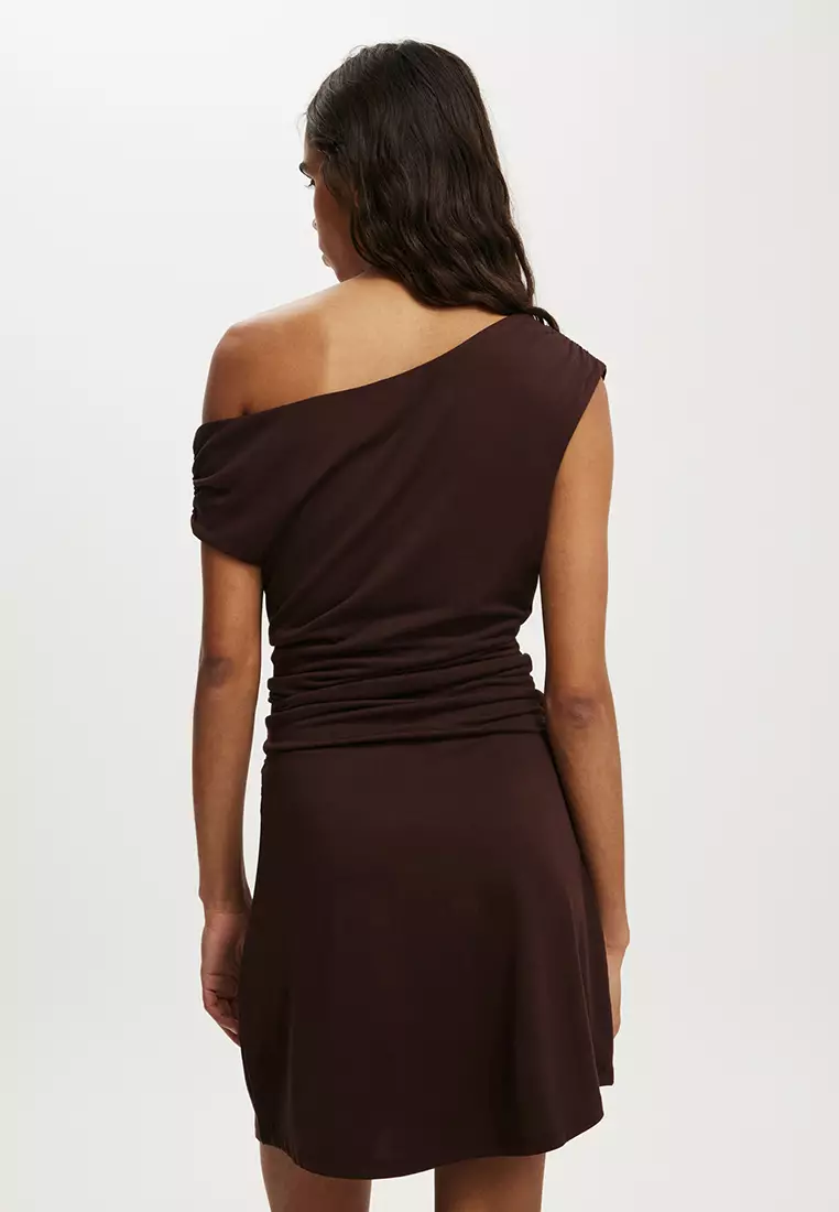 Sandy Asymmetric Mini Dress