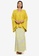 Zalia grey and yellow Batwing Sleeve Kebaya Set 48745AA8CD08DFGS_4