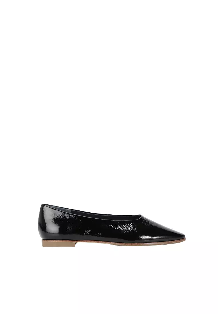 Discount on Beracamy  shoes - SKU: Beracamy Round Ballet Flat - Black