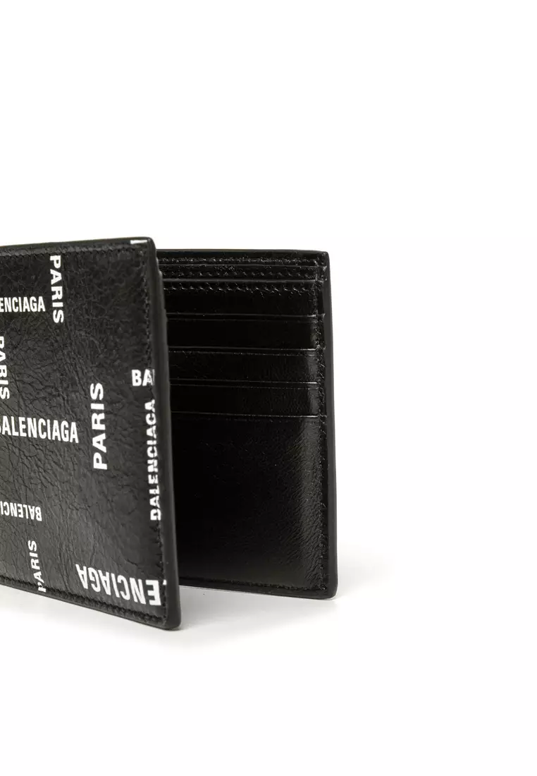 black balenciaga wallet