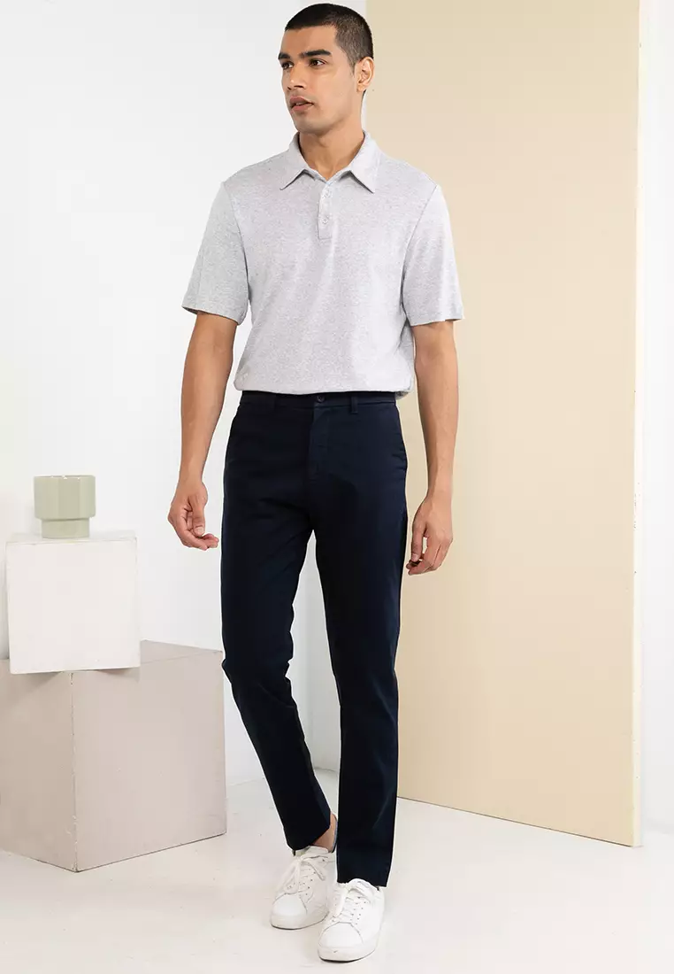Premium Sateen Slim Chinos
