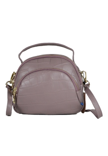 EXTREME purple Extreme Leather Handle Bag 53203ACF1B407BGS_1