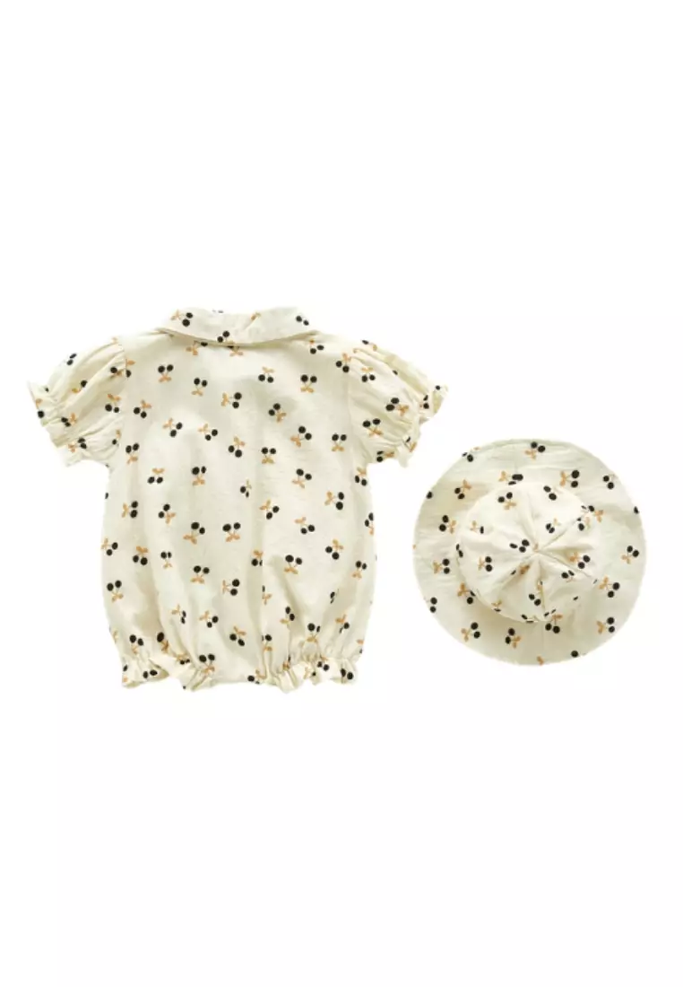 Mero Romper Set - Cherry