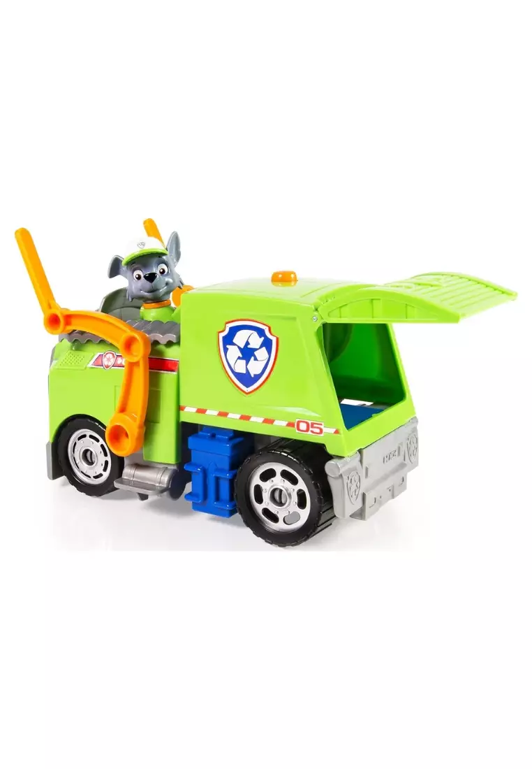 Paw Patrol Rocky’s Crush N’ Roll Recycling Truck Vehicle