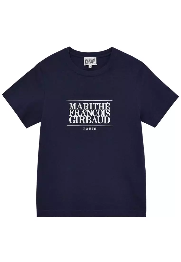★Marithe + Francois Girbaud★ W CLASSIC LOGO TEE navy Jual Marithe + Francois Girbaud W Classic Logo Tee Navy