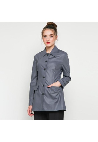 ATS The Label Autumn Top - Dark Grey