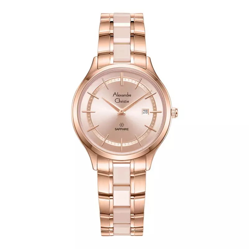 Ceramic Sapphire Ladies Watch Jual Alexandre Christie Jam