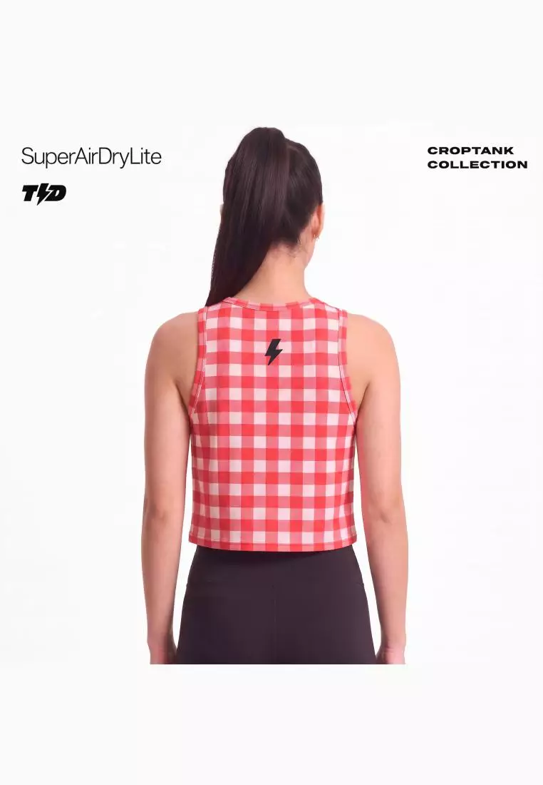 Jual TD Active TDACTIVE Crop Tank Lari Padel Running Superairdrylite ...