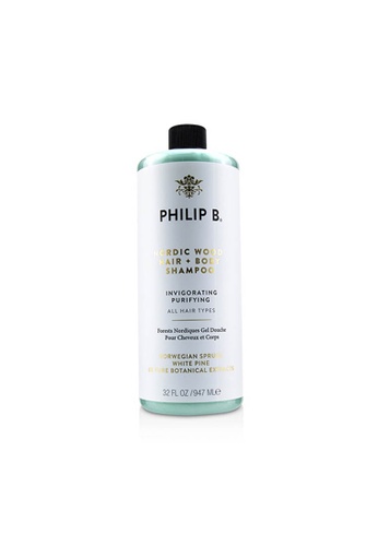 Philip B PHILIP B - Nordic Wood Hair + Body Shampoo (Invigorating Purifying - All Hair Types) 947ml/32oz DAB6EBE7C99602GS_1
