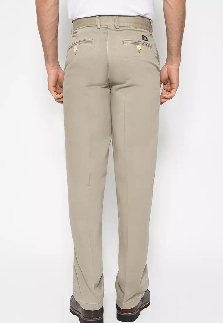 LGS - Celana Panjang Chinos Pria Warna Cream LECT.777.013.622.7C