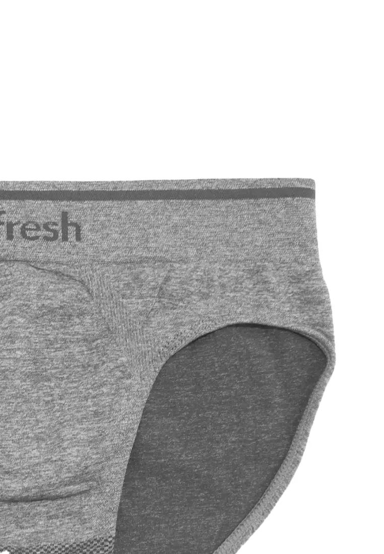 Biofresh Men's Antimicrobial Seamless Bikini Brief 3 pieces in a pack UMBSG11