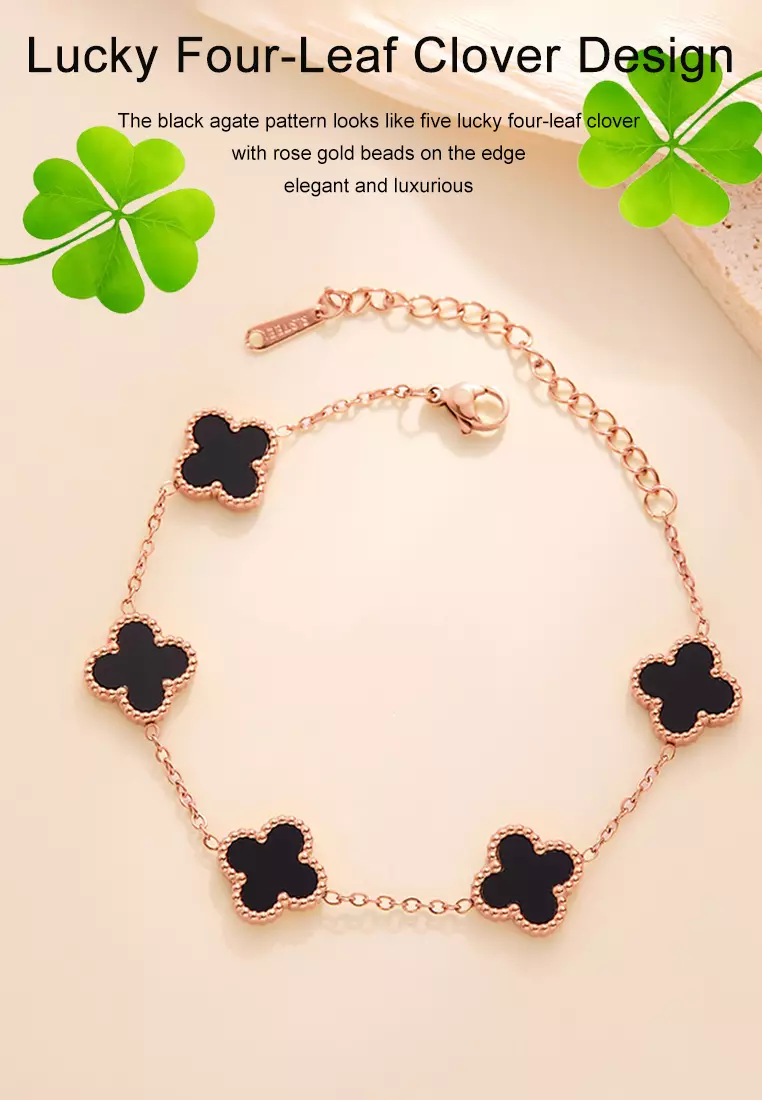 Gelang Titanium Wanita Korea Elegant Style Aksesoris Jewelry Cewek