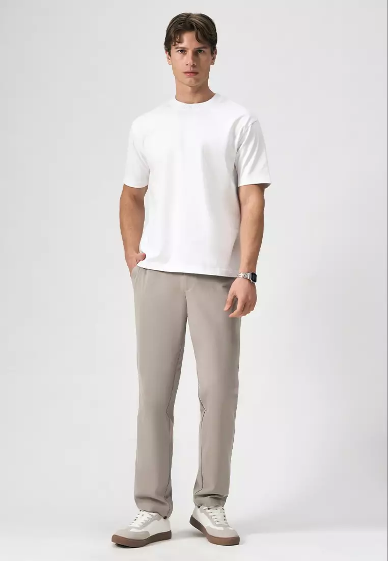 Sorona T-Shirt with Textured Collar Detail