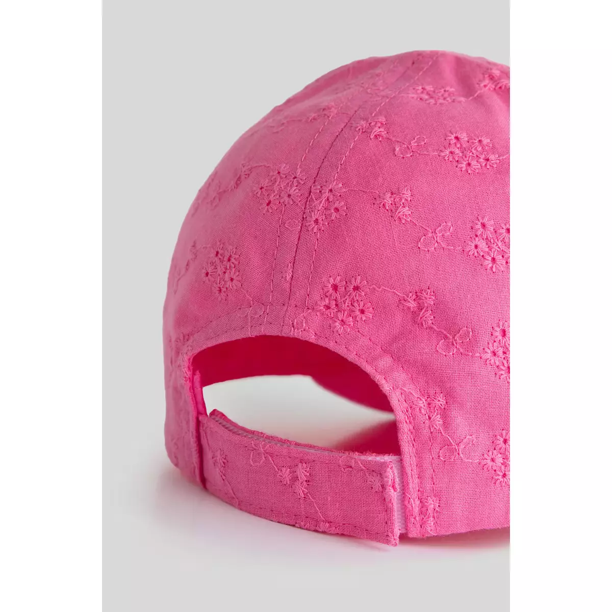 Mothercare Pink Broderie Cap - Topi Anak Perempuan (Pink)