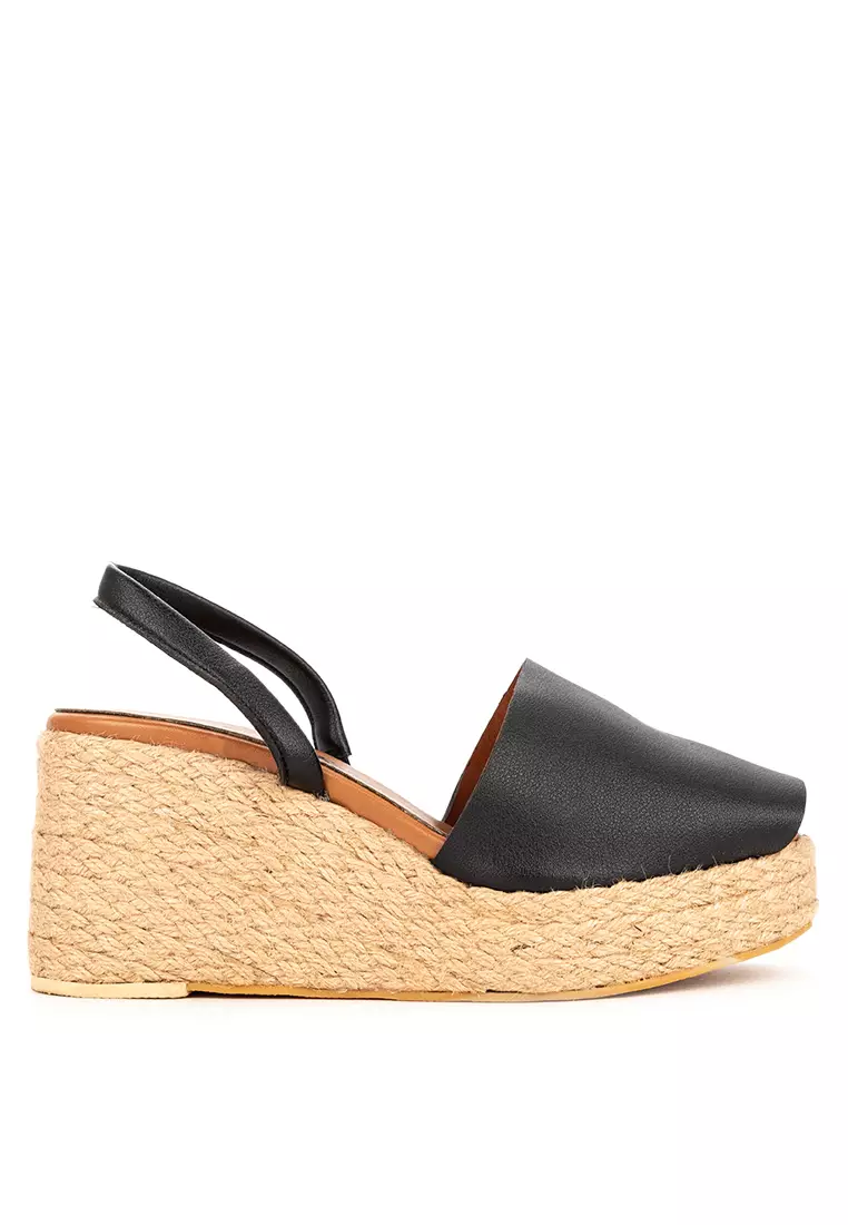 Sling Back Wedge Sandals