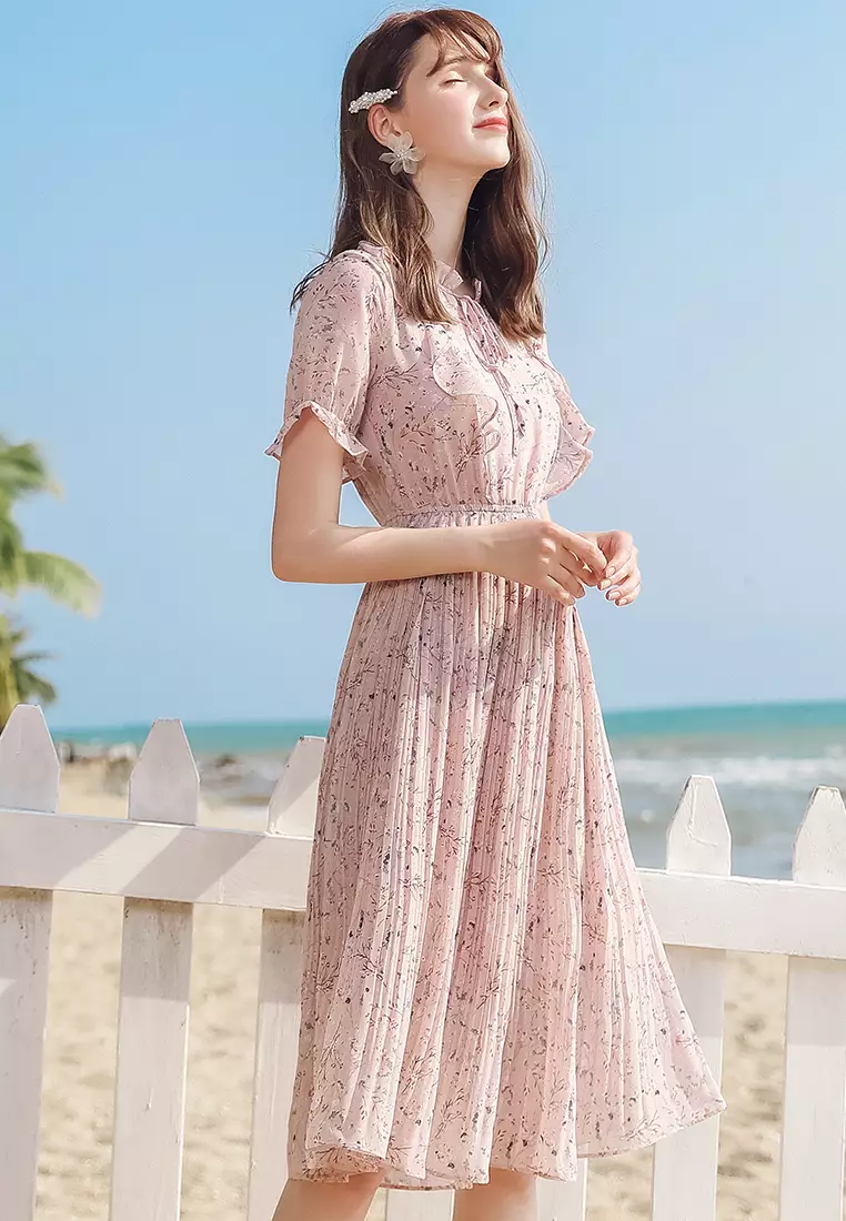 Its Me Elegant Lady Printed Chiffon Dress 2024, Buy Its Me Online