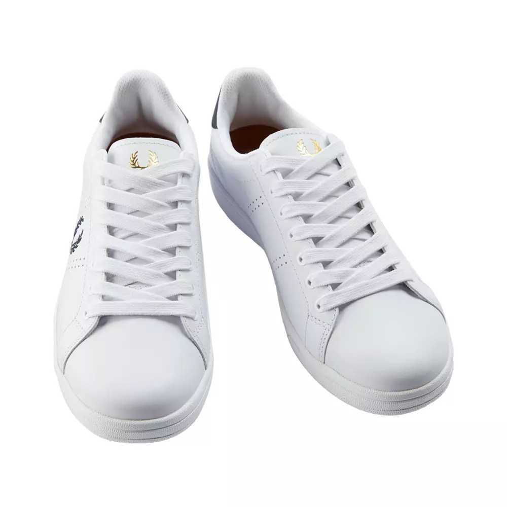 Jual Fred Perry Fred Perry B721 Tennis Sneakers Leather White/Navy ...