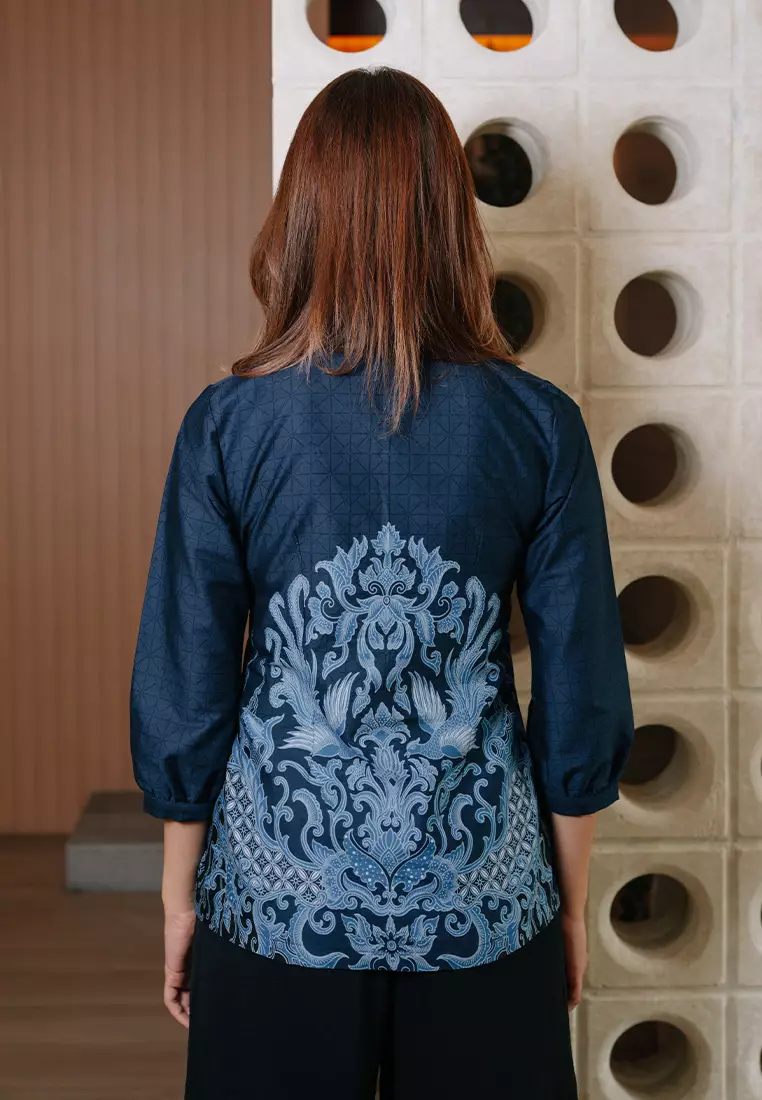 Hadinata Batik Wanita Superfine Blouse Dinea Davanka