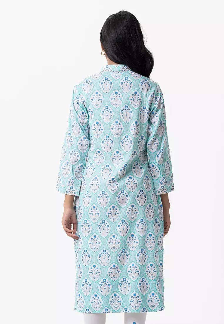 Le Reve Floral Shirt Style Tunic